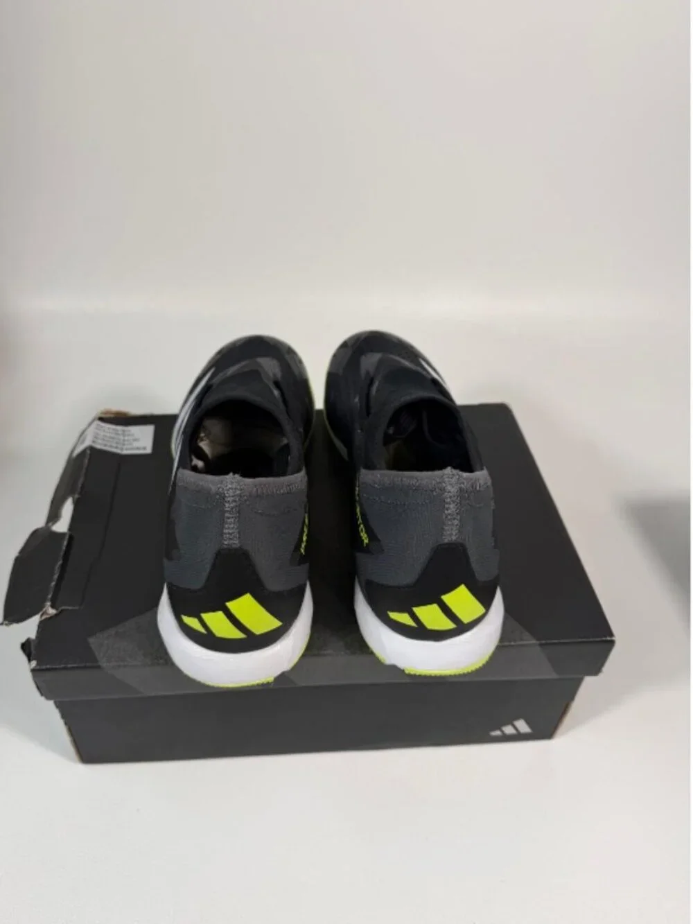 Adidas Predator Accuracy.3 in Indoor Soccer Shoe Core Black/Team Solar Yellow